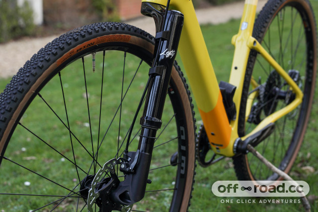 First Look Cannondale Topstone Carbon 2 Lefty off road.cc